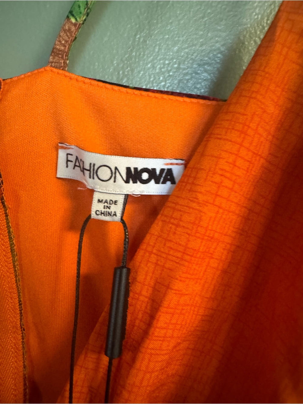 Fashion Nova Orange Tropical Cutout Maxi Dress - Picture 3 of 6